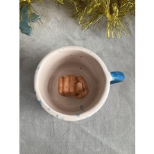 Happy Trend Nahl Kupa, El Yapımı Seramik Kupa, Düğün, Doğum Günü, Bebek Mevlidi, Ev Açılışı Hediyesi