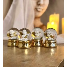 Happy Trend Giftmoda Altınyaldızlı Mini Kar Küresi