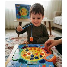 Toys Fishing Game, Balık Tutma Oyunu, Pilli Müzikli, 4 Olta 15 Balıklı Balık Tutma Oyunu