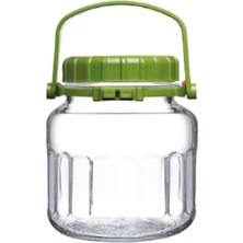 Happy Trend Pasabahce 1118504 Hasat Kavanozu 2 Litre Kapasiteli, Yeşil