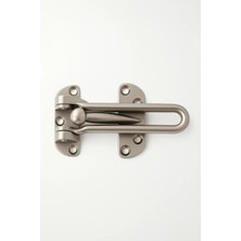 Happy Trend Zamak Döküm Kapı Emniyet Kilidi, Ayarlanabilir, Kapı Emniyet Kelepçesi, 10 Cm, Renk Seçenekli, Yarım Açılabilir, Güvenlik Kilidi, Kolay Montajlı, Kilit Aksesuarı (Saten)