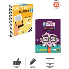 Bigelio Yayıncılık Arı 2027 5.Sınıf Türkçemino Defterim Ve 3x20 Deneme Bigelio Yayın