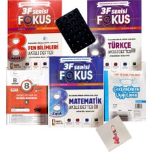 İSEM Yayıncılık 8.sınıf 3f Serisi Focus 3'lü Akıllı Defter+Günay ve Ankara Yayınları Deneme+Vantuz+Çanta Süsü