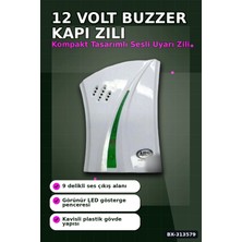 Ototechparca 12 Volt Buzzer Sesli Kapı Zili BX40 Tekli Paket - Düşük Voltajlı Kapı Zili BX-313579