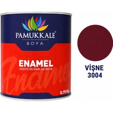 Pamukkale Arge Toptan Enamel Sentetik Parlak Yağlı Boya 0.75 kg Vişne 3004