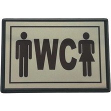 Timion Mey Ithalat® Cemax Yönlendirme Büyük Wc Bay Bayan 13X8,5 cm
