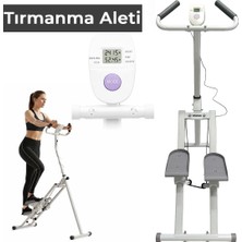 Ayrex Katlanabilir Dikey Merdiven Tırmanma Basamak Kondisyon Egzersiz Fitness Aleti Direnç Lastiği Hediye