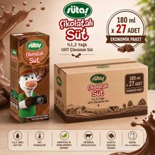 Sütaş Çikolatalı Süt 180 ml x 27 Adet