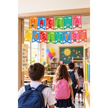 Dodomar Okul Süsü Macera Başlıyor Kırlangıç Banner Okula Dönüş Sınıf Dekorasyonu 17X170 cm