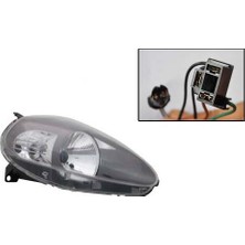 Oto101 Fiat Grande Punto Ön Far Elektrikli Motorlu Gri 14PİN Sağ 06-08