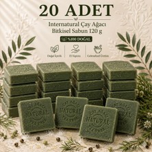 İnternatural Internatural Çay Ağacı Bitkisel Sabun 120 G - 20 Adet