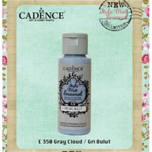 Depposite Style Matt Enamel Cam & Porselen Boyası 59 Ml. E-350 Gri Bulut