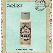 Depposite E-331 Style Matt Enamel Cam & Porselen Boyası 59 Ml. E-331 Beyaz