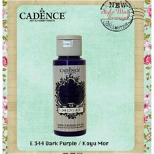 Depposite E-344 Style Matt Enamel Cam & Porselen Boyası 59 Ml. E-344 Koyu Mor