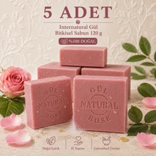 İnternatural Internatural Gül Bitkisel Sabun 120 G - 5 Adet