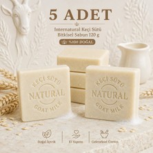 İnternatural Internatural Keçi Sütü Bitkisel Sabun 120 G - 5 Adet