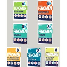 Fenomen Yayıncılık Fenomen 8.sınıf A Set  Matematik - Türkçe - Fen Bilimleri - Paragraf -Din Kültürü - Testbook