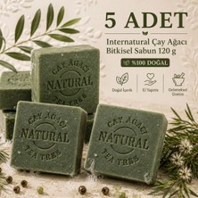İnternatural Internatural Çay Ağacı Bitkisel Sabun 120 G - 5 Adet