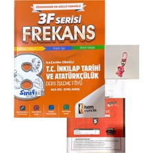 İSEM Yayıncılık 8.sınıf 3f Serisi Frekans  Inkılap Tarihi Ders Işleme Föyü+Günay Yayınları Deneme+Çanta Süsü