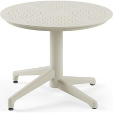 Moon Sehpa Q60 cm - Bahçe, Balkon, Havuz Kenarı, Teras, Kafe, Restoran, Iç, Dış Mekan Için B