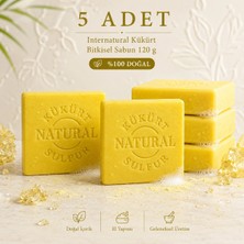 İnternatural Internatural Kükürt Bitkisel Sabun 120 G - 5 Adet