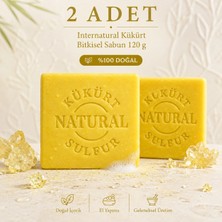 İnternatural Internatural Kükürt Bitkisel Sabun 120 G - 2 Adet