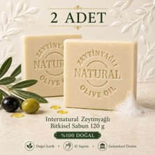 İnternatural Internatural Zeytinyağlı Bitkisel Sabun 120 G - 2 Adet