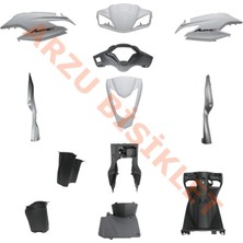 Monero Kaporta Set Ful [beyaz] [yeni Model] Honda Actıva S
