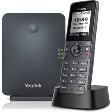 Vira Yealınk W71P, W71H Dect Telefon ile W70B Baz Istasyonu, Kablosuz Ip Telefon, Siyah, 1.8' Siyah Beyaz Ekran, 30 Saat Konuşma, 340 Saat Bekleme