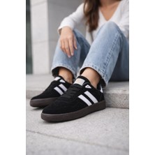 İnan Ayakkabı Siyah Beyaz Kadın Sneaker N-3261
