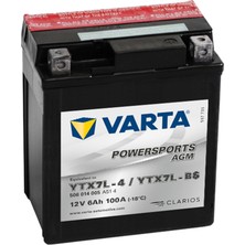 Monero Varta 12-7 Dik YTX7L - Bs -   100A Akü