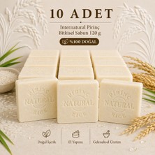 İnternatural Internatural Pirinç Bitkisel Sabun 120 G - 10 Adet