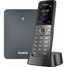 Vira Yealınk W73P, W73H Dect Telefon ile W70B Baz Istasyonu, Kablosuz Ip Telefon, Siyah, 1.8' Renkli Ekran, 35 Saat Konuşma, 400 Saat Bekleme