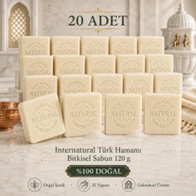 İnternatural Internatural Türk Hamamı Bitkisel Sabun 120 G - 20 Adet