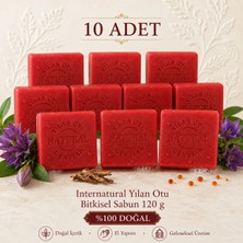 İnternatural Internatural Yılan Otu Bitkisel Sabun 120 G - 10 Adet