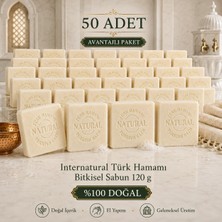 İnternatural Internatural Türk Hamamı Bitkisel Sabun 120 G - 50 Adet