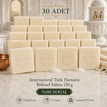 İnternatural Internatural Türk Hamamı Bitkisel Sabun 120 G - 30 Adet