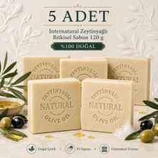 İnternatural Internatural Zeytinyağlı Bitkisel Sabun 120 G - 5 Adet