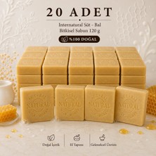 İnternatural Internatural Süt - Bal Bitkisel Sabun 120 G - 20 Adet