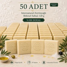İnternatural Internatural Zeytinyağlı Bitkisel Sabun 120 G - 50 Adet