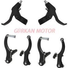 Monero 24 - 26  V Brake Fren Takımı Vidalı Mtb [3 Parmak]