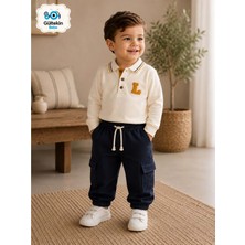 Gültekin Bebe Lucy Baby Polo Yaka Sweatli Erkek Ikili Takım 2-5 Yaş -AY2888528 - Lacivert