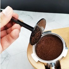 Ayrex Kgpart Espresso Kahve Makinesi Barista Kaşığı, 50MM, Siyah