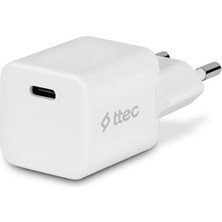 Ayrex Ttec Smartcharger 20W Pd Seyahat Hızlı Şarj Aleti Beyaz 2SCP01B