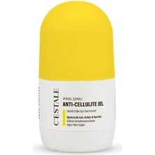 Ayrex C'estale Selülit Karşıtı Roll-On Masaj Jeli – Kafein, Karnitin, Hyaluronik Asit ve Bitkisel Özler – Sıkılaştırıcı & Pürüz Görünümü Azaltıcı Etki – 50 ml
