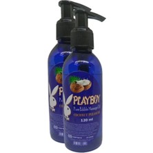 Pure Edible Massage Oil 240ML Hindistan Cevizi Aromalı Masaj Yağı x 2 Adet