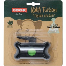 Ayrex Cook Kaka Torbası Taşıma Aparatı, 30 Adet Kaka Torbası Dahil