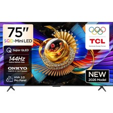 Ayrex Tcl 75Q7D Pro 75 Inç 4K UHD Uydu Alıcılı Google Smart Qd-Miniled Tv