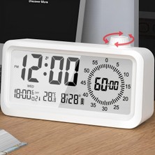 Ayrex Dijital Mutfak Zamanlayıcı, 60 Dakika Görsel Zamanlayıcı Çalar Saat Çift Ekranlı LCD Zaman Hatırlatma, Çocukların Sınıf Öğrenimi Için Ev Okul Öğrenme Araçları, Öğretmen Masa Saati