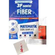 İSEM Yayıncılık 8.sınıf 3f Serisi Fiber Matematik Soru Bankası+Günay Yayınları Deneme+Çanta Süsü